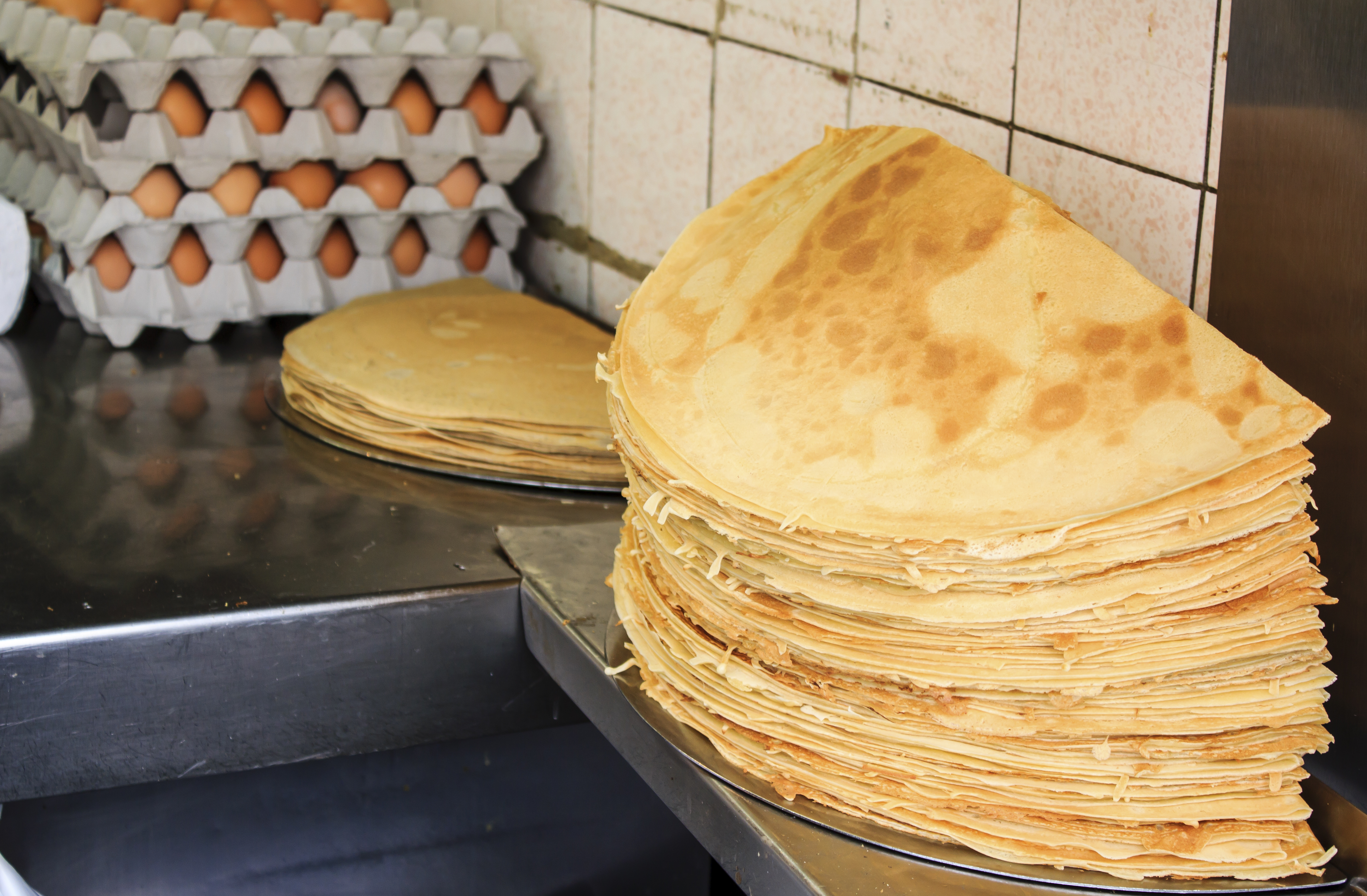 Pile of pancakes
