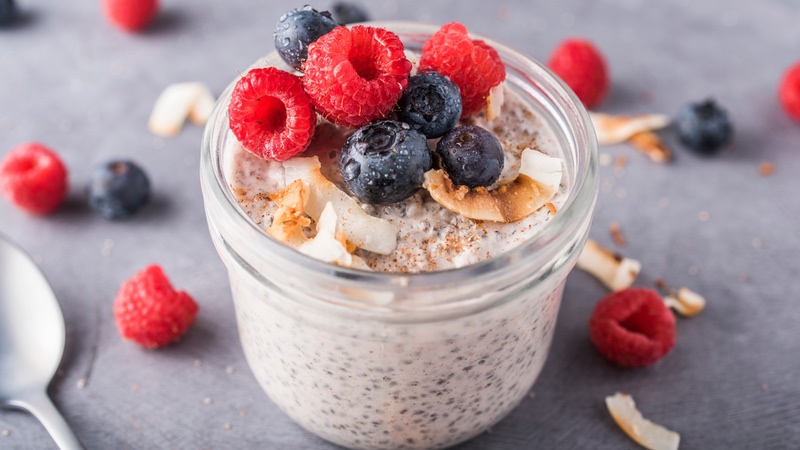 Overnight Vanilla Cinnamon Chia Pudding