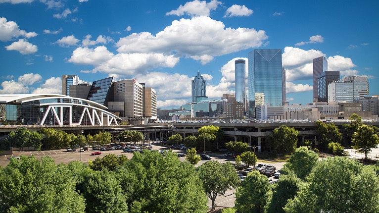 Atlanta Philips Arena Skyline