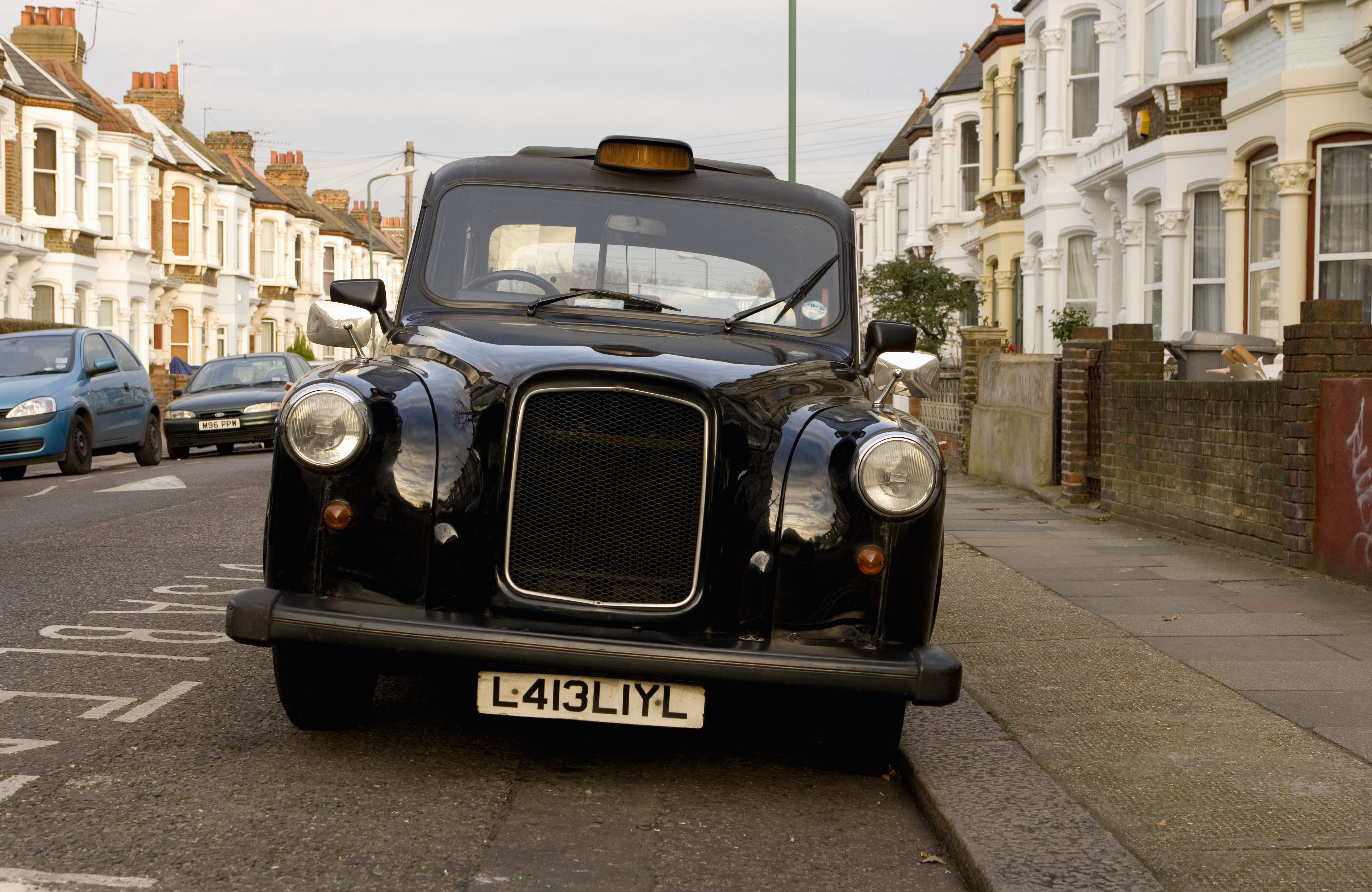 Black cab in London, England