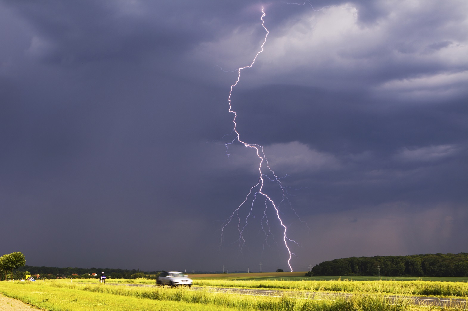 Driving in a storm