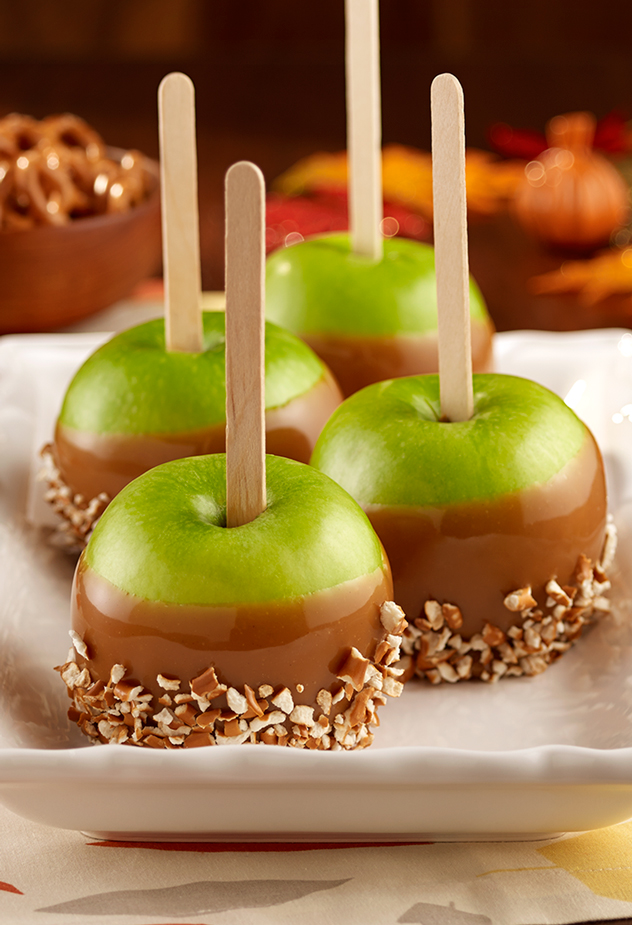 butter corn and apples pudding Caramel Our and party Halloween tradition a are apples requirement. a